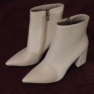 Public Desire White Booties